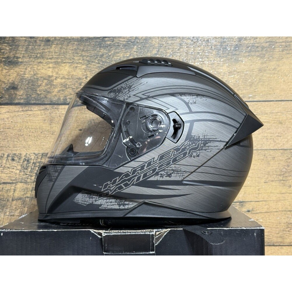 HD Harley Davidson HD M05 full face helmet S metallic Graphic Excellent! - Picture 3 of 16